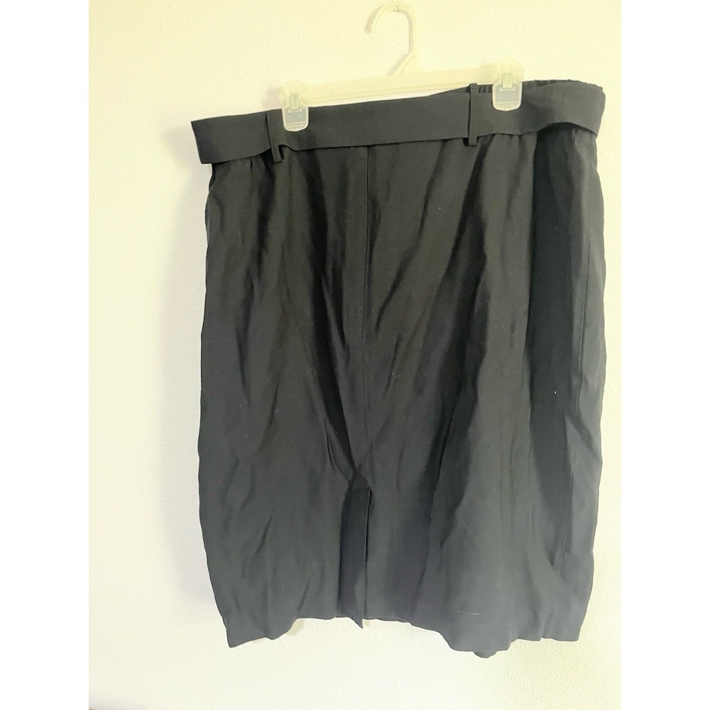 City Chic Skirt Women M/18 Black Skirt Work Wear Cocktail Casual ♥️3/25 - Picture 3 of 6